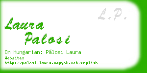 laura palosi business card